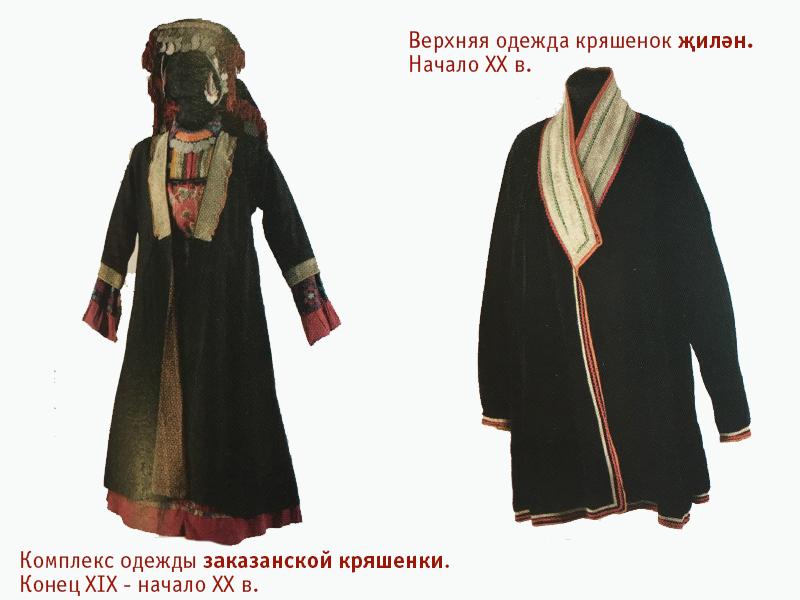 ​Верхняя одежда татар. Женщины.