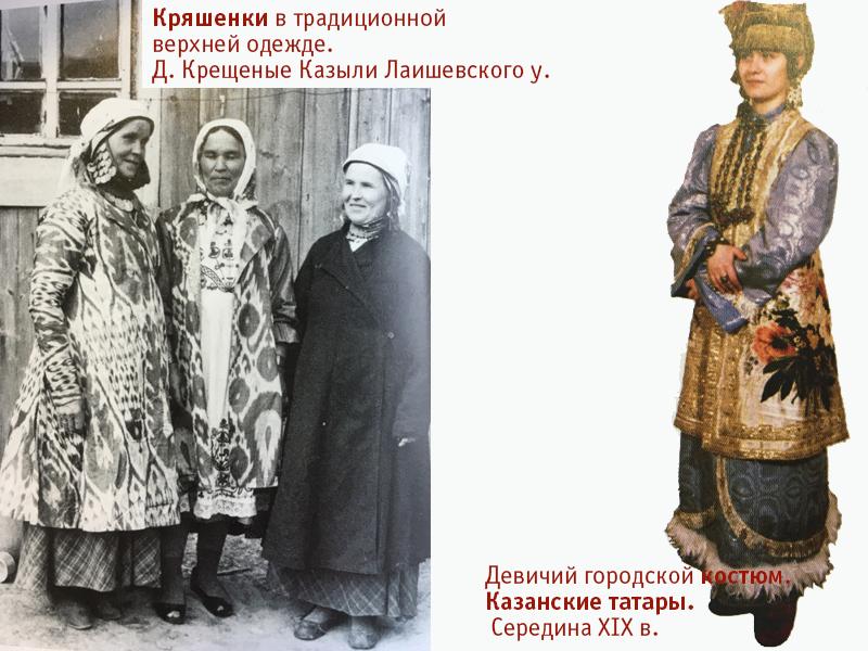 ​Верхняя одежда татар. Женщины.