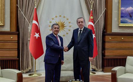 Рөстәм Миңнеханов Төркия Президенты Рәҗәп Тайип Эрдоган белән очрашты