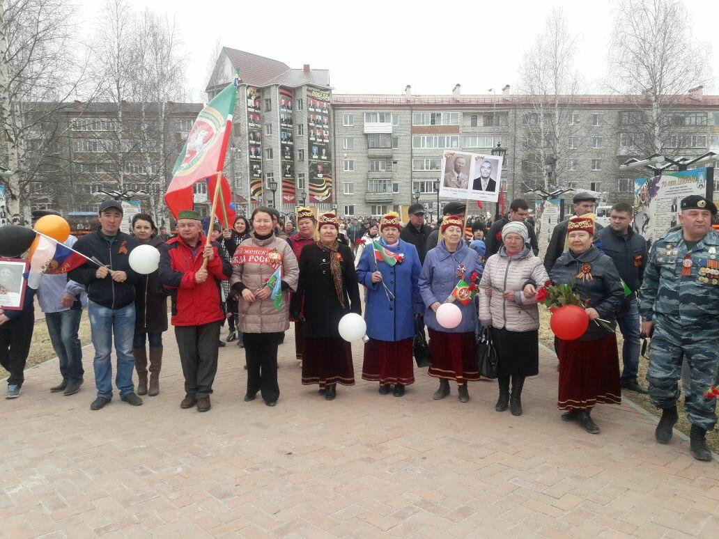 ХМАО-Югра төбәгендә яшәүче татарлар 9 май - Бөек Җиңү бәйрәмендә