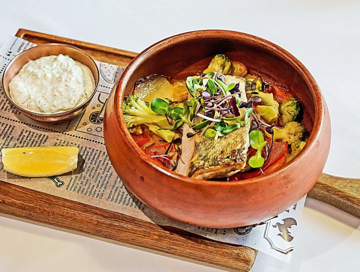 Чүлмәктә пешкән балык